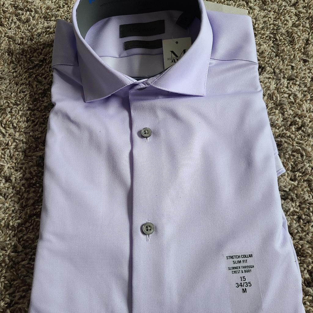 Nwt Calvin Klein Shirt & Suspenders